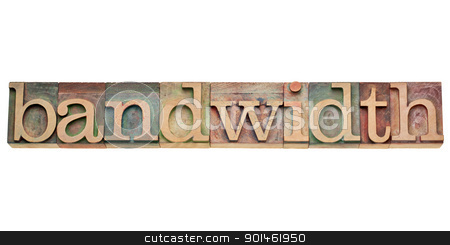 To use this stock image in your creative project, please select the size you need over to the right and click the "Add to Cart" button.
Your downloaded image will come with the Cutcaster watermark removed so don’t worry about the watermark you see on this page. bandwidth - internet concept stock photo, bandwidth - internet concept - isolated text in vintage wood letterpress type, stained by color inks by Marek Uliasz
