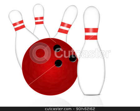 To use this stock image in your creative project, please select the size you need over to the right and click the "Add to Cart" button.
Your downloaded image will come with the Cutcaster watermark removed so don’t worry about the watermark you see on this page. Bowling ball and pins stock vector clipart, Bowling ball and pins on white, vector illustration by radubalint