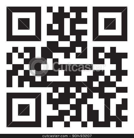 To use this stock image in your creative project, please select the size you need over to the right and click the "Add to Cart" button.
Your downloaded image will come with the Cutcaster watermark removed so don’t worry about the watermark you see on this page. Qr code stock vector clipart, sample qr code ready to scan with smart phone by Michael Travers