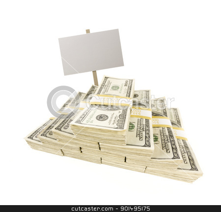 To use this stock image in your creative project, please select the size you need over to the right and click the "Add to Cart" button.
Your downloaded image will come with the Cutcaster watermark removed so don’t worry about the watermark you see on this page. Stacks of One Hundred Dollar Bills on White with Blank Sign stock photo, Stacks of One Hundred Dollar Bills with Blank Sign Isolated on a White Background. by Andy Dean
