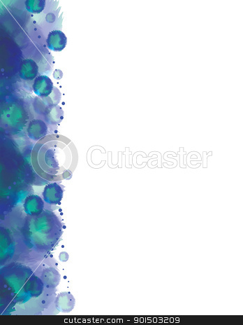 To use this stock image in your creative project, please select the size you need over to the right and click the "Add to Cart" button.
Your downloaded image will come with the Cutcaster watermark removed so don’t worry about the watermark you see on this page. Watercolor Border stock photo, A blue, green border comprised of watercolor blotting. by Maria Bell