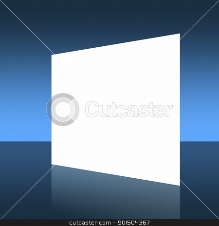 To use this stock image in your creative project, please select the size you need over to the right and click the "Add to Cart" button.
Your downloaded image will come with the Cutcaster watermark removed so don’t worry about the watermark you see on this page. white presentation wall stock photo, A white presentation wall in front of a blue background by Markus Gann