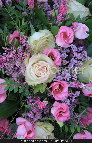 To use this stock image in your creative project, please select the size you need over to the right and click the "Add to Cart" button.
Your downloaded image will come with the Cutcaster watermark removed so don’t worry about the watermark you see on this page. Mixed floral arrangement in different shades of pink and purple stock photo, Mixed flower arrangement in different shades of pink and purple by Porto Sabbia