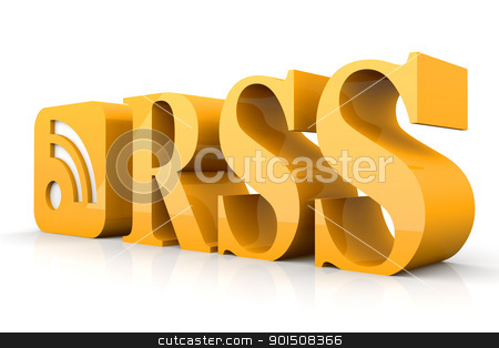 To use this stock image in your creative project, please select the size you need over to the right and click the "Add to Cart" button.
Your downloaded image will come with the Cutcaster watermark removed so don’t worry about the watermark you see on this page. RSS Symbol stock photo, 3D rendered Illustration. RSS symbol. Isolated on white. by Michael Osterrieder
