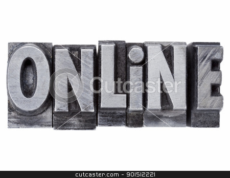 To use this stock image in your creative project, please select the size you need over to the right and click the "Add to Cart" button.
Your downloaded image will come with the Cutcaster watermark removed so don’t worry about the watermark you see on this page. online word in metal type stock photo, online - isolated word in vintage grunge metal letterpress type by Marek Uliasz