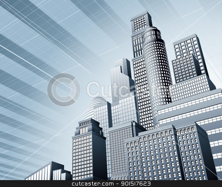 To use this stock image in your creative project, please select the size you need over to the right and click the "Add to Cart" button.
Your downloaded image will come with the Cutcaster watermark removed so don’t worry about the watermark you see on this page. Urban city business background stock vector clipart, Abstract blue corporate city skyscraper business background by Christos Georghiou