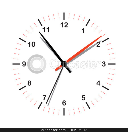 To use this stock image in your creative project, please select the size you need over to the right and click the "Add to Cart" button.
Your downloaded image will come with the Cutcaster watermark removed so don’t worry about the watermark you see on this page. Simple clock stock vector clipart, Illustrated simple clock icon with shadow on hands by Michael Travers