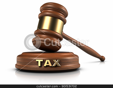 To use this stock image in your creative project, please select the size you need over to the right and click the "Add to Cart" button.
Your downloaded image will come with the Cutcaster watermark removed so don’t worry about the watermark you see on this page. Tax Law stock photo, Gavel and