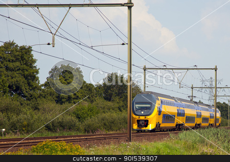 To use this stock image in your creative project, please select the size you need over to the right and click the "Add to Cart" button.
Your downloaded image will come with the Cutcaster watermark removed so don’t worry about the watermark you see on this page. train stock photo, dutch train is a typical dutch landscape by Rob Bouwman