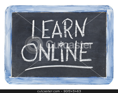 To use this stock image in your creative project, please select the size you need over to the right and click the "Add to Cart" button.
Your downloaded image will come with the Cutcaster watermark removed so don’t worry about the watermark you see on this page. learn online blackboard sign stock photo, learn online sign - white chalk handwriting on a small retro slate blackboard by Marek Uliasz