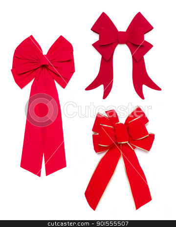 To use this stock image in your creative project, please select the size you need over to the right and click the "Add to Cart" button.
Your downloaded image will come with the Cutcaster watermark removed so don’t worry about the watermark you see on this page. Set of Red Bows and Ribbons stock photo, Set of Three Red Bows and Ribbons on White Background. by Andy Dean