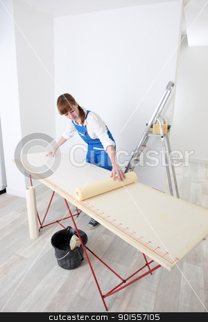 To use this stock image in your creative project, please select the size you need over to the right and click the "Add to Cart" button.
Your downloaded image will come with the Cutcaster watermark removed so don’t worry about the watermark you see on this page. Decorator measuring wall paper stock photo, Decorator measuring wall paper by photography33