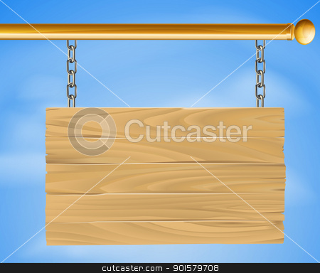 To use this stock image in your creative project, please select the size you need over to the right and click the "Add to Cart" button.
Your downloaded image will come with the Cutcaster watermark removed so don’t worry about the watermark you see on this page. Wooden hanging sign stock vector clipart, Wood sign hanging suspended with chains on pole with sky in the background illustration by Christos Georghiou