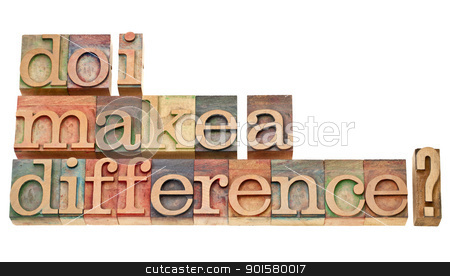 To use this stock image in your creative project, please select the size you need over to the right and click the "Add to Cart" button.
Your downloaded image will come with the Cutcaster watermark removed so don’t worry about the watermark you see on this page. Do I make a difference question stock photo, Do I make a difference? A question in vintage wooden letterpress printing blocks isolated on white. by Marek Uliasz