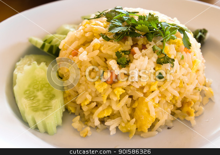 To use this stock image in your creative project, please select the size you need over to the right and click the "Add to Cart" button.
Your downloaded image will come with the Cutcaster watermark removed so don’t worry about the watermark you see on this page. Thai food fried rice stock photo, Close-up Thai food fried rice by stoonn