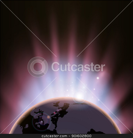 To use this stock image in your creative project, please select the size you need over to the right and click the "Add to Cart" button.
Your downloaded image will come with the Cutcaster watermark removed so don’t worry about the watermark you see on this page. Eclipse globe concept background stock vector clipart, An illustration of the earth eclipsing the sun as it rises over it
by Christos Georghiou