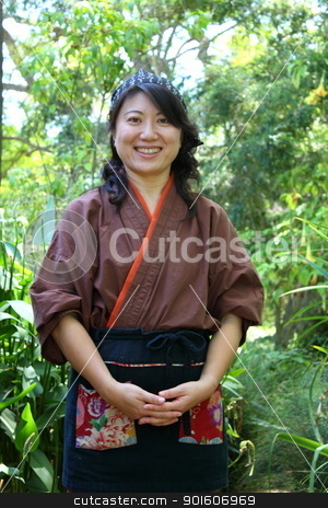 To use this stock image in your creative project, please select the size you need over to the right and click the "Add to Cart" button.
Your downloaded image will come with the Cutcaster watermark removed so don’t worry about the watermark you see on this page. japanese women stock photo, portrait of a Japanese woman with traditional clothing by Henrik Lehnerer