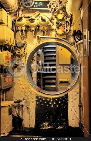 To use this stock image in your creative project, please select the size you need over to the right and click the "Add to Cart" button.
Your downloaded image will come with the Cutcaster watermark removed so don’t worry about the watermark you see on this page. aboard submarine stock photo, Main command post of the Russian submarine S189 by mrivserg