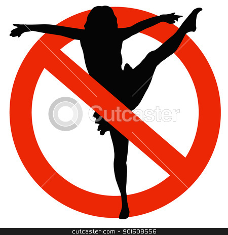 To use this stock image in your creative project, please select the size you need over to the right and click the "Add to Cart" button.
Your downloaded image will come with the Cutcaster watermark removed so don’t worry about the watermark you see on this page. Dancer Silhouette on Traffic Prohibition Sign stock photo, No Dancing Allowed on Traffic Prohibition Sign by Snap2Art