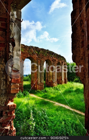 To use this stock image in your creative project, please select the size you need over to the right and click the "Add to Cart" button.
Your downloaded image will come with the Cutcaster watermark removed so don’t worry about the watermark you see on this page. ruins of old castle stock photo, old castle ruins at sunny summer day by Petr Malyshev