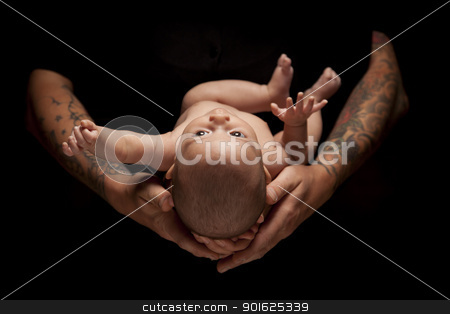 To use this stock image in your creative project, please select the size you need over to the right and click the "Add to Cart" button.
Your downloaded image will come with the Cutcaster watermark removed so don’t worry about the watermark you see on this page. Hands of Father and Mother Hold Newborn Baby on Black stock photo, Hands of Father and Mother Hold Newborn Baby Under Dramatic Lighting Against A Black Background. by Andy Dean