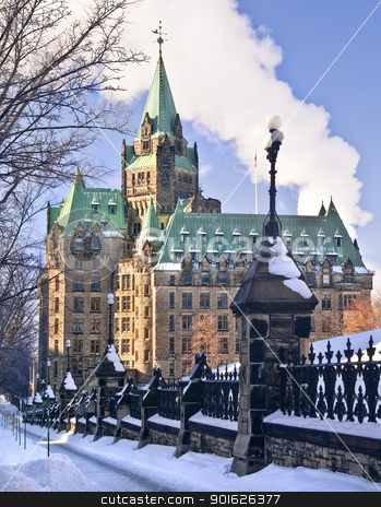 To use this stock image in your creative project, please select the size you need over to the right and click the "Add to Cart" button.
Your downloaded image will come with the Cutcaster watermark removed so don’t worry about the watermark you see on this page. Confederation Canada stock photo, The canadian Parliament Confederation building on Wellington Street in Ottawa. by Michel Loiselle