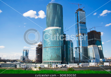 To use this stock image in your creative project, please select the size you need over to the right and click the "Add to Cart" button.
Your downloaded image will come with the Cutcaster watermark removed so don’t worry about the watermark you see on this page. skyscrapers construction stock photo, construction of new skyscrapers in the International Business Centre, Moscow by Alexey Popov