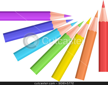 To use this stock image in your creative project, please select the size you need over to the right and click the "Add to Cart" button.
Your downloaded image will come with the Cutcaster watermark removed so don’t worry about the watermark you see on this page. Color pencils stock vector clipart, Color pencils. Vector illustration. by vtorous