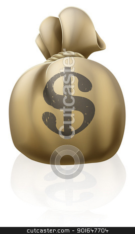 To use this stock image in your creative project, please select the size you need over to the right and click the "Add to Cart" button.
Your downloaded image will come with the Cutcaster watermark removed so don’t worry about the watermark you see on this page. Dollar money sack stock vector clipart, Illustration of a dollar money sack with dollar sign written on it by Christos Georghiou