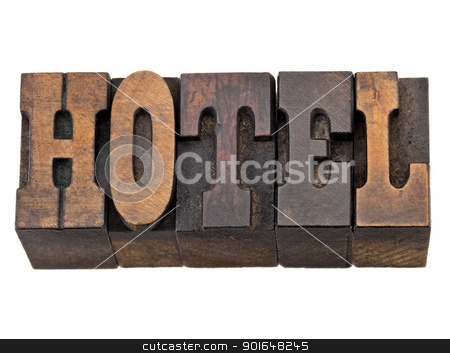 To use this stock image in your creative project, please select the size you need over to the right and click the "Add to Cart" button.
Your downloaded image will come with the Cutcaster watermark removed so don’t worry about the watermark you see on this page. hotel word in letterpress type stock photo, hotel - isolated words in vintage letterpress wood type, French Clarendon font popular in western movies and memorabilia by Marek Uliasz