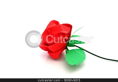 To use this stock image in your creative project, please select the size you need over to the right and click the "Add to Cart" button.
Your downloaded image will come with the Cutcaster watermark removed so don’t worry about the watermark you see on this page. rose origami stock photo, red rose origami over white background by coroiu octavian