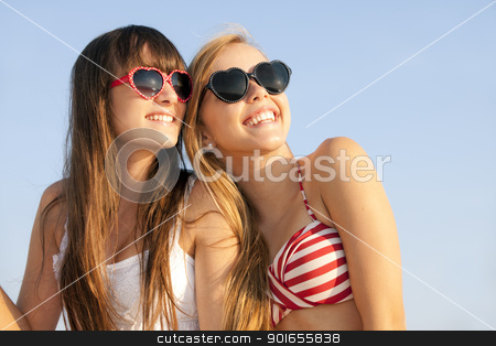 To use this stock image in your creative project, please select the size you need over to the right and click the "Add to Cart" button.
Your downloaded image will come with the Cutcaster watermark removed so don’t worry about the watermark you see on this page. teens on summer vacation or spring break stock photo, teens on summer vacation or spring break by mandygodbehear