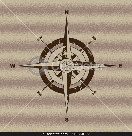 To use this stock image in your creative project, please select the size you need over to the right and click the "Add to Cart" button.
Your downloaded image will come with the Cutcaster watermark removed so don’t worry about the watermark you see on this page. Canvas compass stock vector clipart, Retro grunge compass with material canvas background in brown by Michael Travers