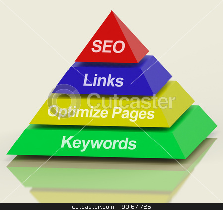To use this stock image in your creative project, please select the size you need over to the right and click the "Add to Cart" button.
Your downloaded image will come with the Cutcaster watermark removed so don’t worry about the watermark you see on this page. SEO Pyramid Showing Use Of Keywords Links Titles And Tags stock photo, SEO Pyramid Showing Use Of Keywords Links And Optimizing by stuartmiles