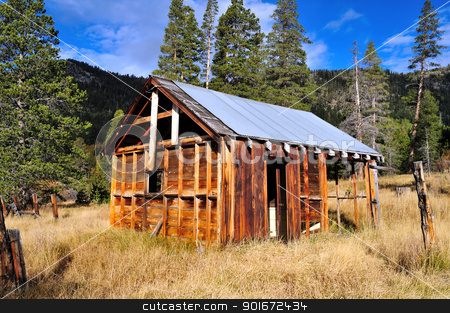 To use this stock image in your creative project, please select the size you need over to the right and click the "Add to Cart" button.
Your downloaded image will come with the Cutcaster watermark removed so don’t worry about the watermark you see on this page. Abandoned Decaying House stock photo, The decaying remains of an old abandoned home in the forest located in the California Sierra mountains. by Lynn Bendickson