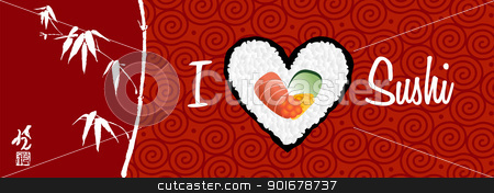 To use this stock image in your creative project, please select the size you need over to the right and click the "Add to Cart" button.
Your downloaded image will come with the Cutcaster watermark removed so don’t worry about the watermark you see on this page. I love sushi banner background stock vector clipart, I love sushi banner handwritten in white over red background. Vector file layered for easy manipulation and custom coloring. by Cienpies Design