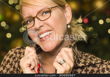 To use this stock image in your creative project, please select the size you need over to the right and click the "Add to Cart" button.
Your downloaded image will come with the Cutcaster watermark removed so don’t worry about the watermark you see on this page. Blonde Woman Wearing Glasses in the City Lights stock photo, Beautiful Blonde Woman Smiling Wearing Glasses in the City Lights. by Andy Dean