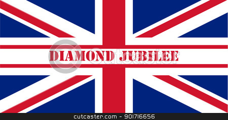 To use this stock image in your creative project, please select the size you need over to the right and click the "Add to Cart" button.
Your downloaded image will come with the Cutcaster watermark removed so don’t worry about the watermark you see on this page. Diamond Jubilee Union Jack flag stock photo, Diamond Jubilee Union Jack flag to celebrate Queen Elizabeth II with 60 years on the throne. by Martin Crowdy