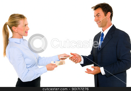 To use this stock image in your creative project, please select the size you need over to the right and click the "Add to Cart" button.
Your downloaded image will come with the Cutcaster watermark removed so don’t worry about the watermark you see on this page. businessman and businesswoman stock photo, businessman and businesswoman by ambrophoto