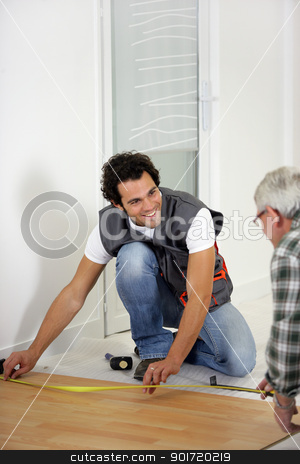 To use this stock image in your creative project, please select the size you need over to the right and click the "Add to Cart" button.
Your downloaded image will come with the Cutcaster watermark removed so don’t worry about the watermark you see on this page. Man measuring flooring stock photo, Man measuring flooring by photography33