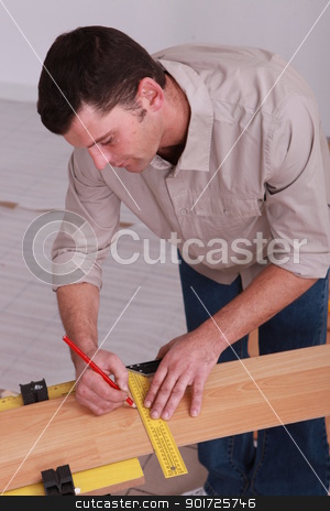 To use this stock image in your creative project, please select the size you need over to the right and click the "Add to Cart" button.
Your downloaded image will come with the Cutcaster watermark removed so don’t worry about the watermark you see on this page. Man measuring wooden plank stock photo, Man measuring wooden plank by photography33