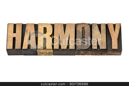 To use this stock image in your creative project, please select the size you need over to the right and click the "Add to Cart" button.
Your downloaded image will come with the Cutcaster watermark removed so don’t worry about the watermark you see on this page. harmony word in wood type stock photo, harmony - isolated word in vintage letterpress wood type by Marek Uliasz