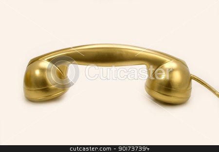 To use this stock image in your creative project, please select the size you need over to the right and click the "Add to Cart" button.
Your downloaded image will come with the Cutcaster watermark removed so don’t worry about the watermark you see on this page. The gold telephone. stock photo, The telephone of gold colour on a white background. by Yury Ponomarev