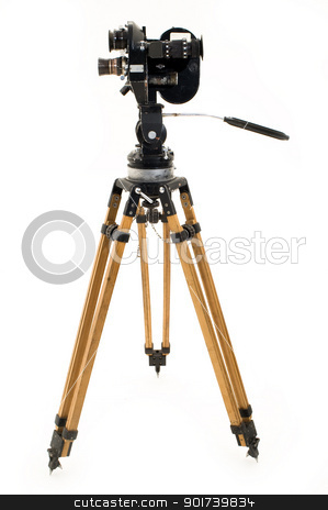To use this stock image in your creative project, please select the size you need over to the right and click the "Add to Cart" button.
Your downloaded image will come with the Cutcaster watermark removed so don’t worry about the watermark you see on this page. The movie camera and tripod. stock photo, Professional 35 mm the film-chamber on a white background. by Yury Ponomarev