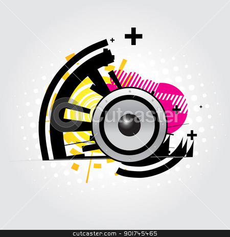 To use this stock image in your creative project, please select the size you need over to the right and click the "Add to Cart" button.
Your downloaded image will come with the Cutcaster watermark removed so don’t worry about the watermark you see on this page. speaker abstract stock vector clipart, vector abstract illustration of speaker in colorful background by pinnacleanimates
