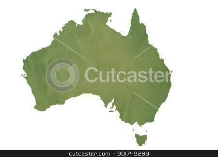 To use this stock image in your creative project, please select the size you need over to the right and click the "Add to Cart" button.
Your downloaded image will come with the Cutcaster watermark removed so don’t worry about the watermark you see on this page. Old green map of Australia stock photo, Old green map of Australia in textured green paper, isolated on white background. by Martin Crowdy