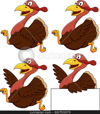 To use this stock image in your creative project, please select the size you need over to the right and click the "Add to Cart" button.
Your downloaded image will come with the Cutcaster watermark removed so don’t worry about the watermark you see on this page. Turkey cartoon stock vector clipart, Vector Illustration Of Turkey cartoon by Surya Zaidan