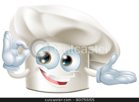 To use this stock image in your creative project, please select the size you need over to the right and click the "Add to Cart" button.
Your downloaded image will come with the Cutcaster watermark removed so don’t worry about the watermark you see on this page. Bakers hat mascot man stock vector clipart, A happy cartoon bakers hat mascot man by Christos Georghiou