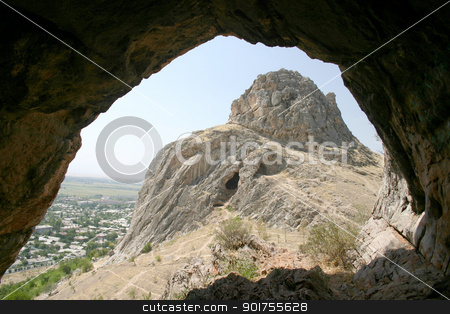 To use this stock image in your creative project, please select the size you need over to the right and click the "Add to Cart" button.
Your downloaded image will come with the Cutcaster watermark removed so don’t worry about the watermark you see on this page. Cave stock photo, Travel on mountains and rivers of Kyrgyzstan. by Yury Ponomarev