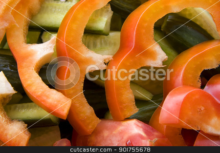 To use this stock image in your creative project, please select the size you need over to the right and click the "Add to Cart" button.
Your downloaded image will come with the Cutcaster watermark removed so don’t worry about the watermark you see on this page. Fresh Vegetables. stock photo, Fresh Vegetables. Tomatoes,pepper and other foodstuffs. by Yury Ponomarev